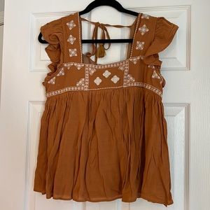 Vici In Loom Boho style top